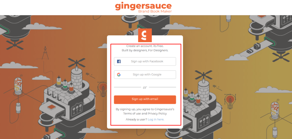 Register at Gingersauce